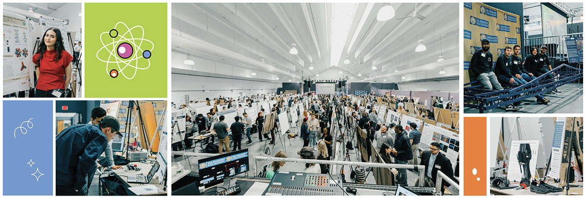 photo collage from previous student project showcase