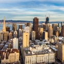 December San Francisco skyline