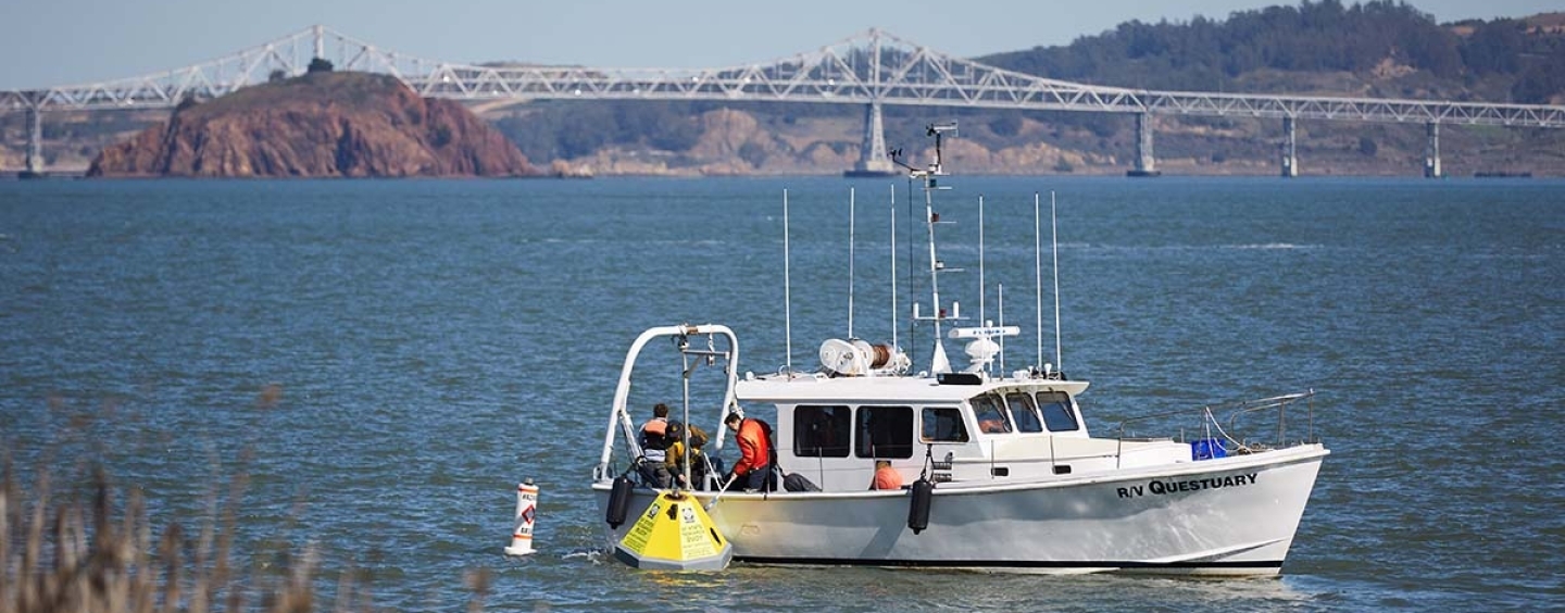 EOS Center's research vessel on SF Bay