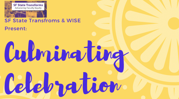 yellow background with flowers and purple celebration text